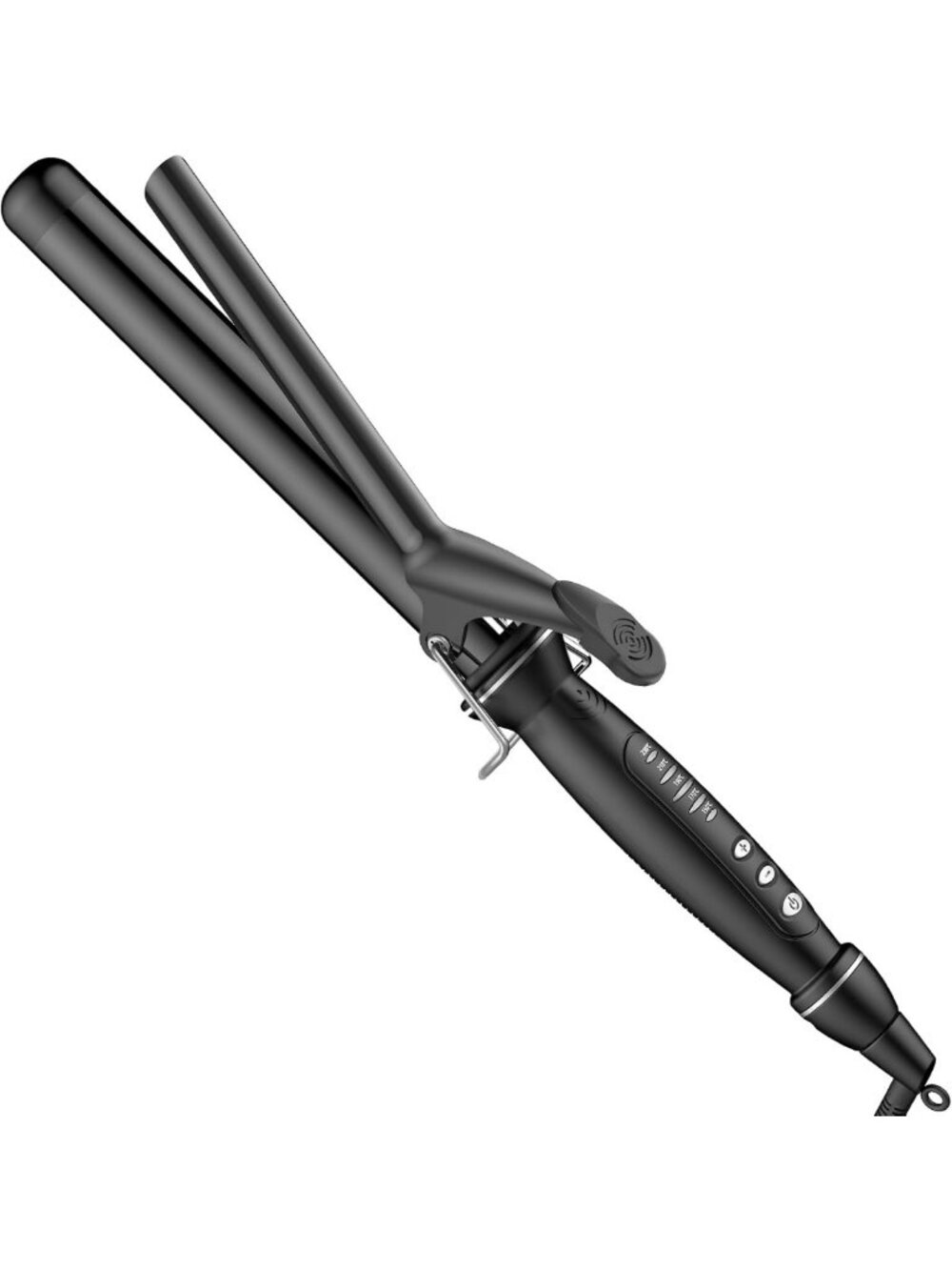 1.25 Inch Tourmaline Ceramic Curling Iron - Extra Long Barrel, Dual Voltage